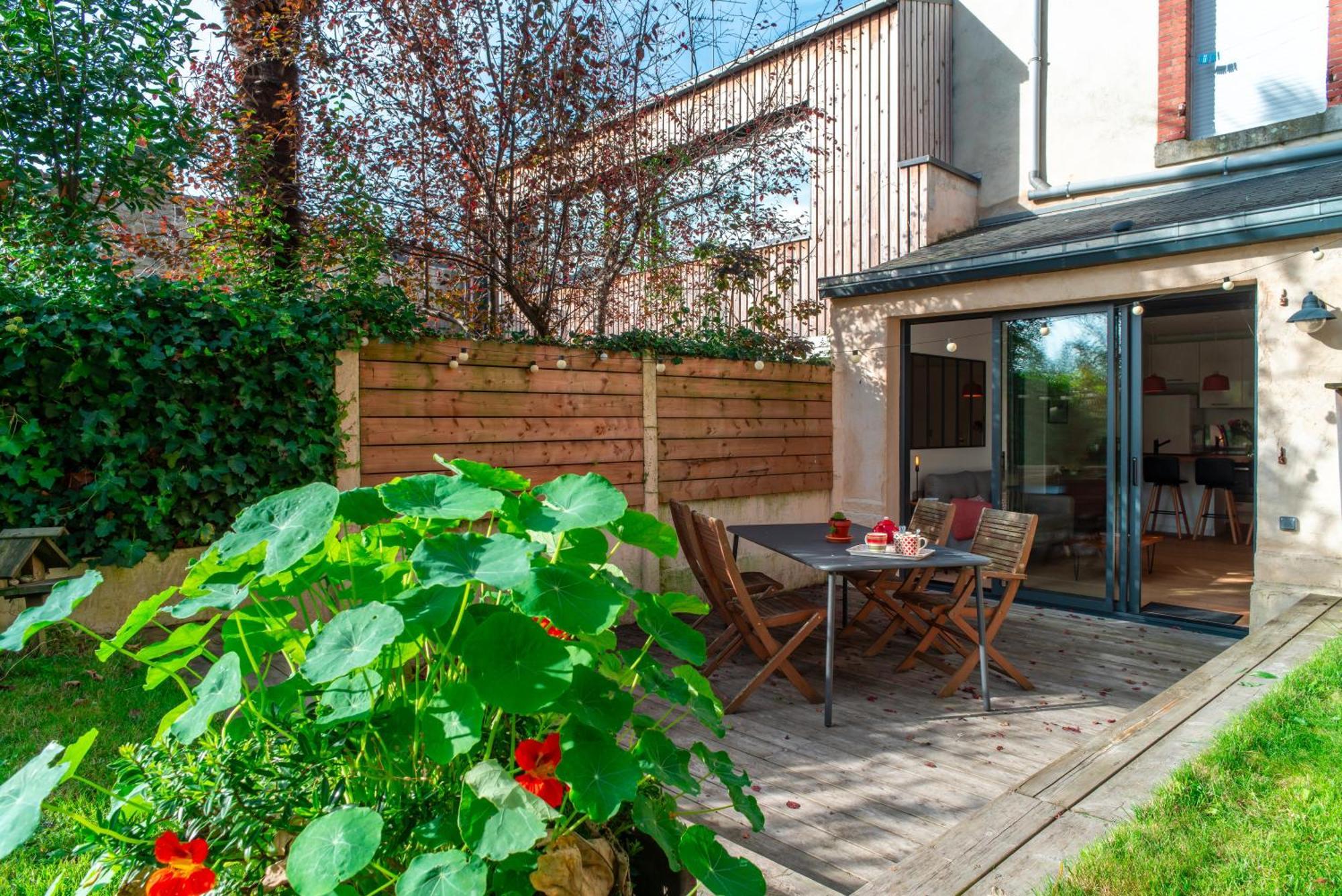 Escale Jardin - Joli Apt Proche Gare Avec Jardin Vannes Zewnętrze zdjęcie