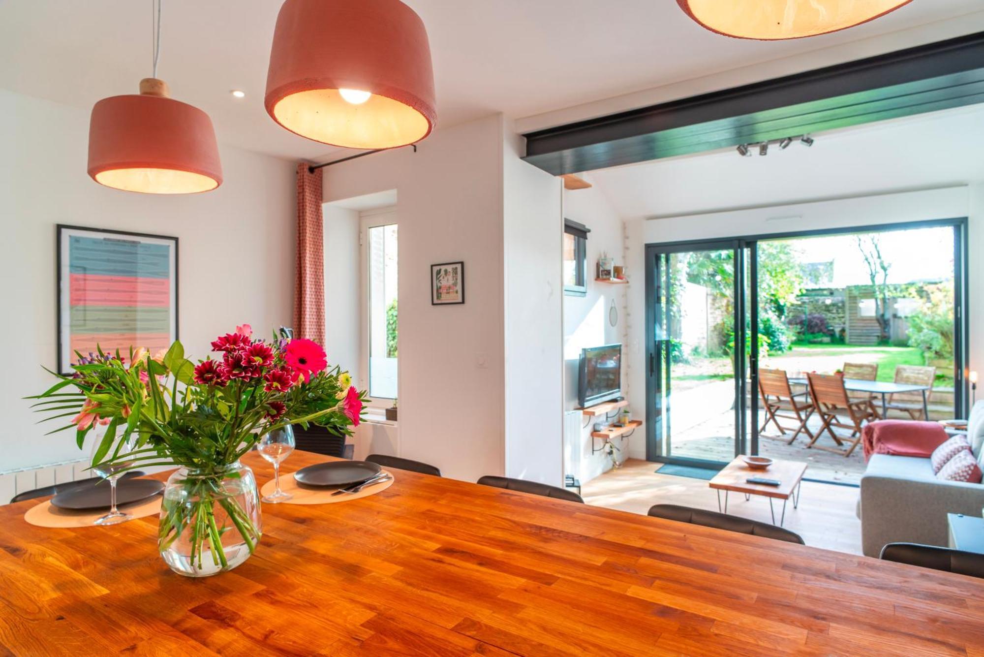 Escale Jardin - Joli Apt Proche Gare Avec Jardin Vannes Zewnętrze zdjęcie