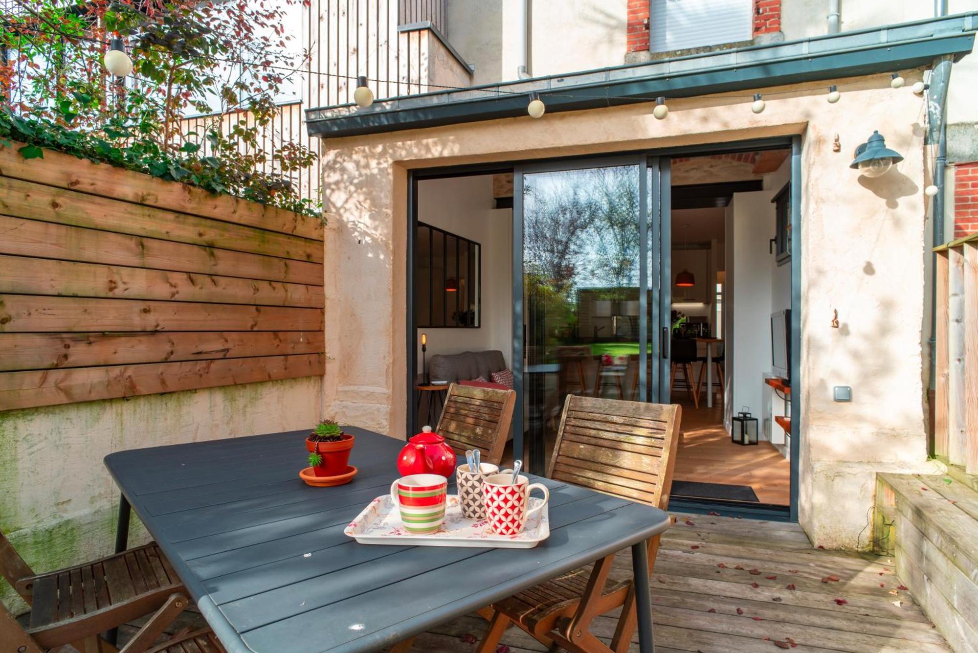 Escale Jardin - Joli Apt Proche Gare Avec Jardin Vannes Zewnętrze zdjęcie