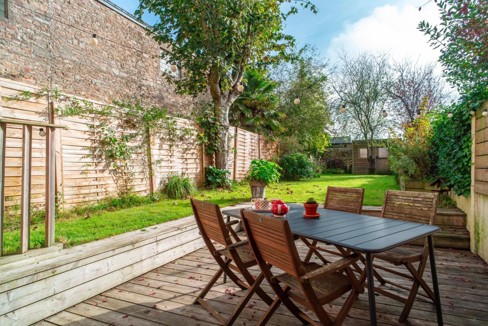 Escale Jardin - Joli Apt Proche Gare Avec Jardin Vannes Zewnętrze zdjęcie